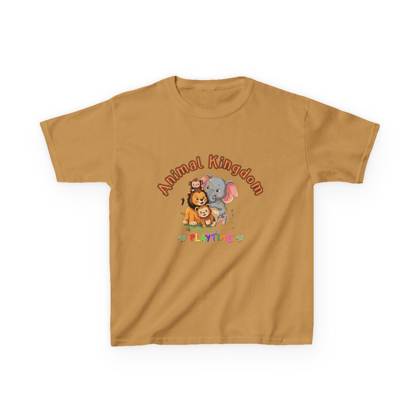 Animal Kingdom Playtime Kids Tee, Cute Kids T-Shirt, Children's Animal Shirt, Fun Playtime Top, Gift for Kids