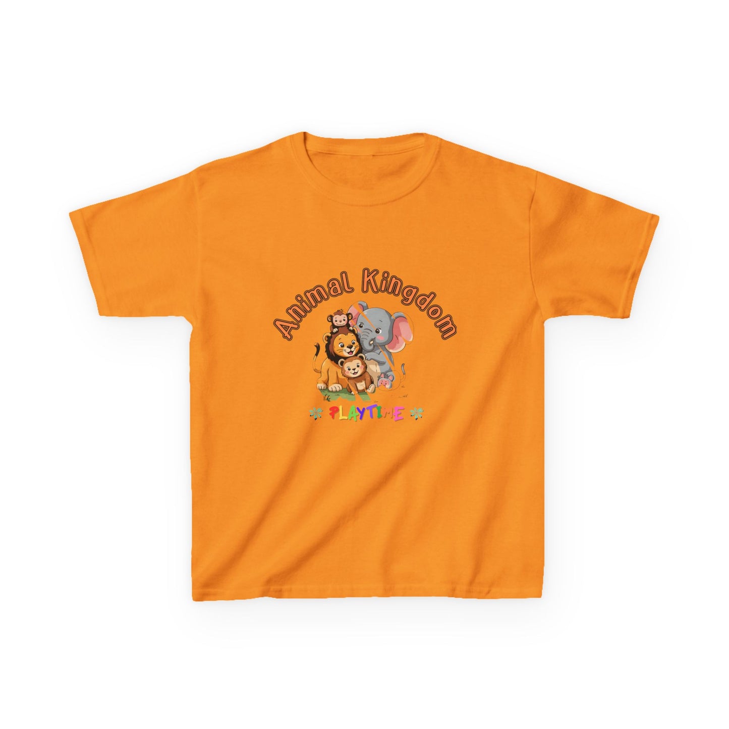 Animal Kingdom Playtime Kids Tee, Cute Kids T-Shirt, Children's Animal Shirt, Fun Playtime Top, Gift for Kids