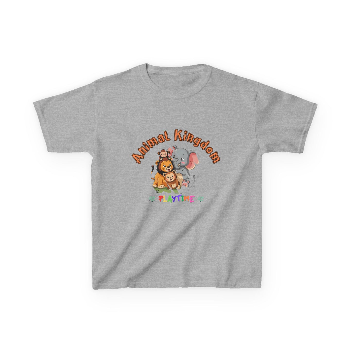 Animal Kingdom Playtime Kids Tee, Cute Kids T-Shirt, Children's Animal Shirt, Fun Playtime Top, Gift for Kids