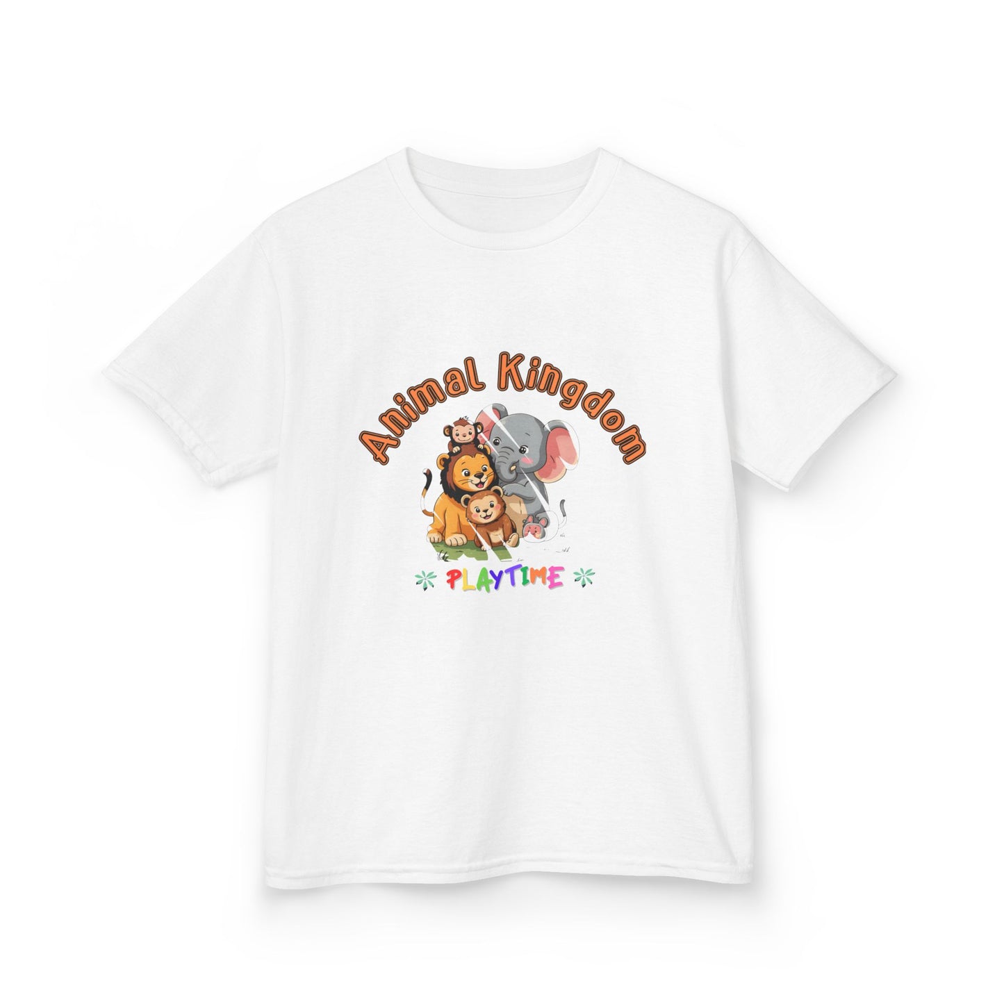 Animal Kingdom Playtime Kids Tee, Cute Kids T-Shirt, Children's Animal Shirt, Fun Playtime Top, Gift for Kids