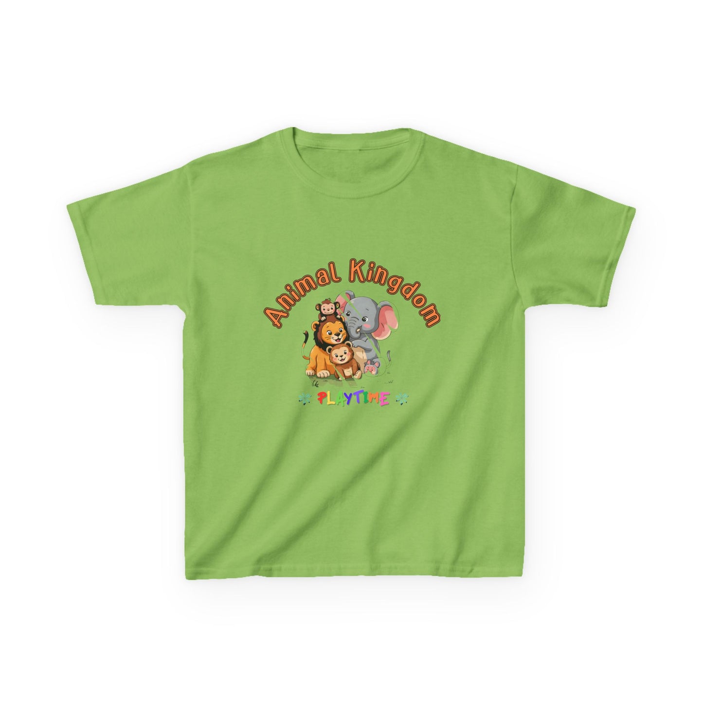 Animal Kingdom Playtime Kids Tee, Cute Kids T-Shirt, Children's Animal Shirt, Fun Playtime Top, Gift for Kids