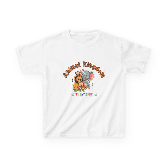 Animal Kingdom Playtime Kids Tee, Cute Kids T-Shirt, Children's Animal Shirt, Fun Playtime Top, Gift for Kids